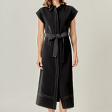 Modern Structure Midi Dress