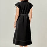 Modern Structure Midi Dress
