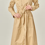 Modern Classic Tie-Waist Dress