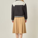 Patch Detailed Bomber Jacket