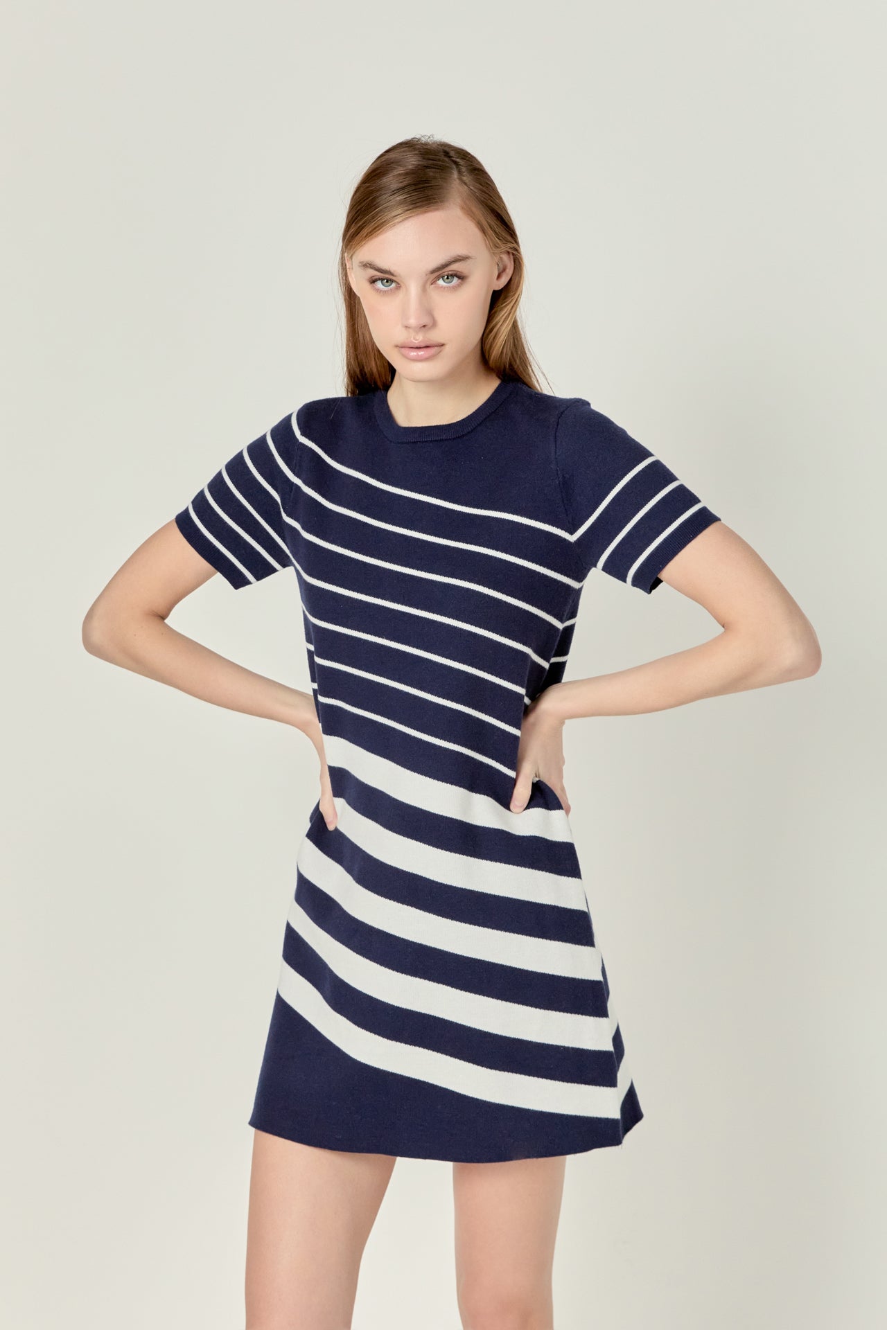 Multi Stripe Mini Dress