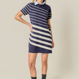 Multi Stripe Mini Dress