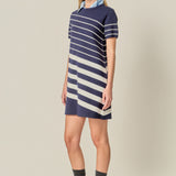 Multi Stripe Mini Dress