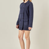 Polo Long Double Cardigan