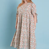 Bow Detailed Midi Dress