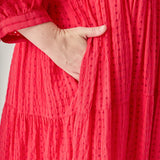 V Neck Midi Dress