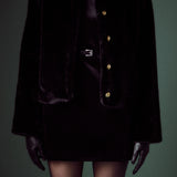 Faux Fur Collar Jacket