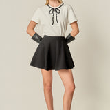 Ivy Flared A-line Mini Skirt