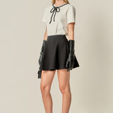 Ivy Flared A-line Mini Skirt