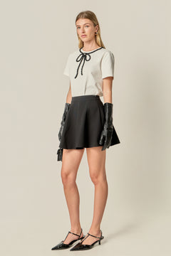 Ivy Flared A-line Mini Skirt