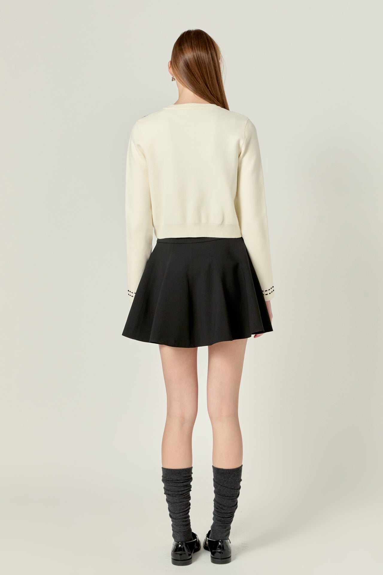 Ivy Flare A-line Mini Skirt