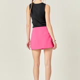 The Sienna Slit Skort in Pink