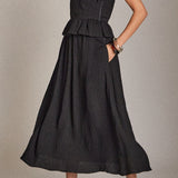 Modern Muse Pleated Midi Dress
