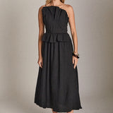 Modern Muse Pleated Midi Dress