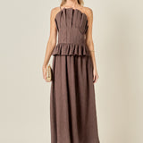 Modern Muse Pleated Midi Dress