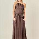 Modern Muse Pleated Midi Dress