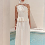 Modern Muse Pleated Midi Dress