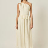 Modern Muse Pleated Midi Dress