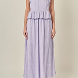 Modern Muse Pleated Midi Dress