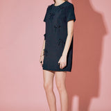 Bow Detailed Mini Dress