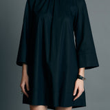 High Neck Stand Mini Dress