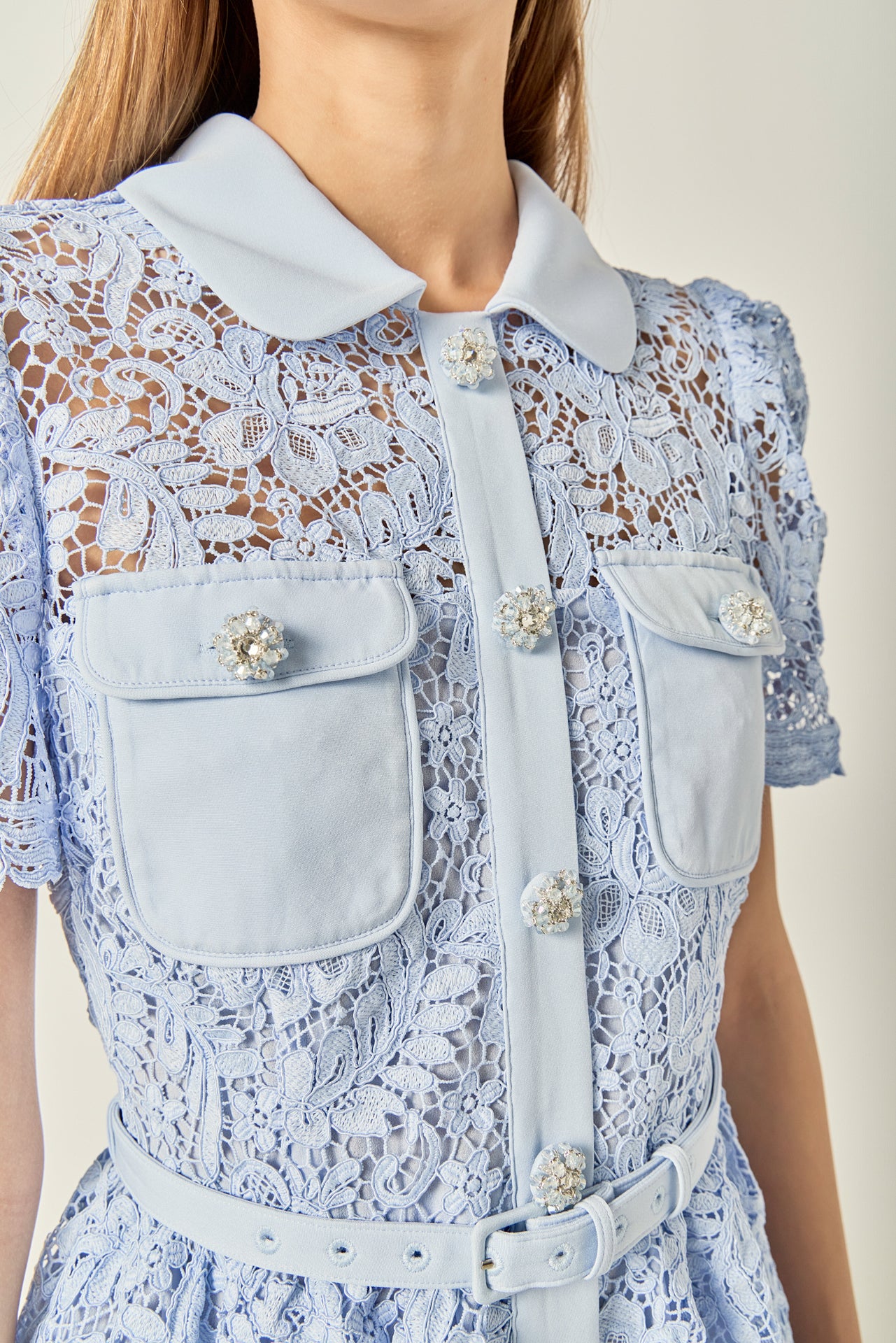 english factory embroidered lace midi dress English Factory