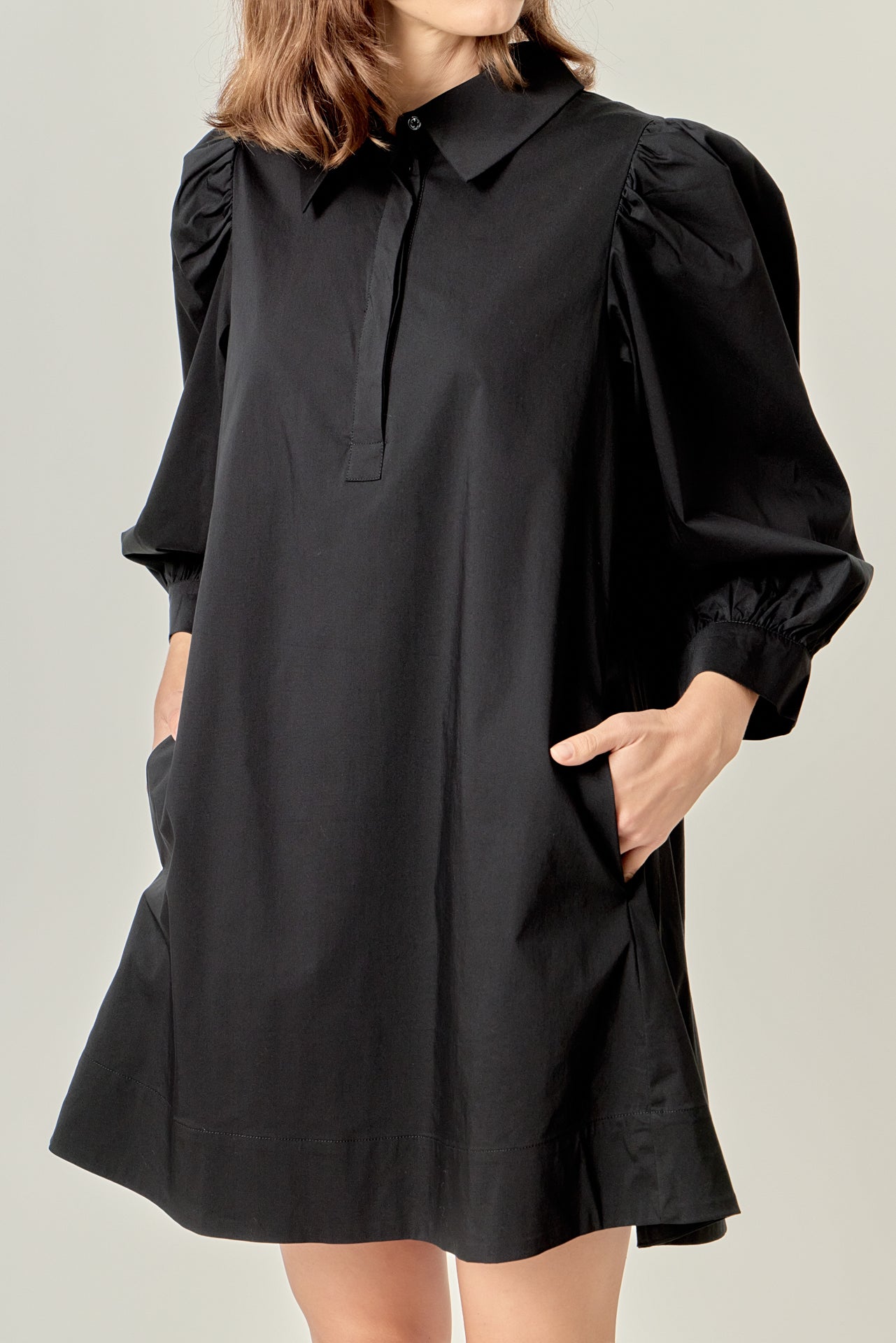 english factory shirt mini dress English Factory Stripe Contrast Shirt Mini Dress