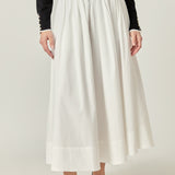 Flared Midi Skirt