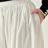 Flared Midi Skirt