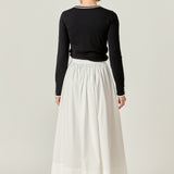 Flared Midi Skirt