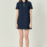 Luna Polo Shirt Mini Dress