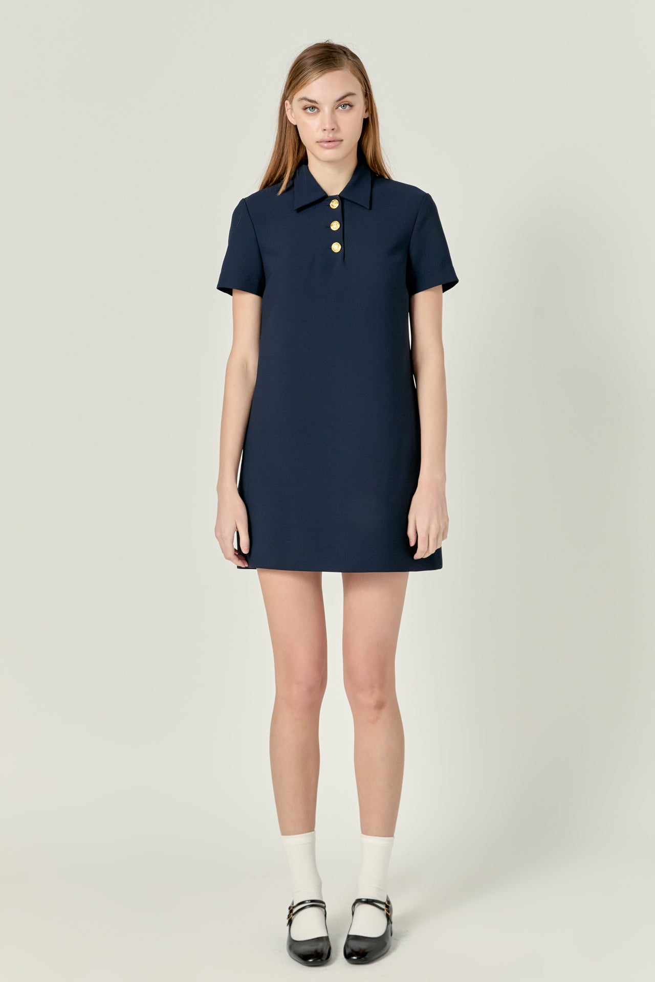 Luna Polo Shirt Mini Dress