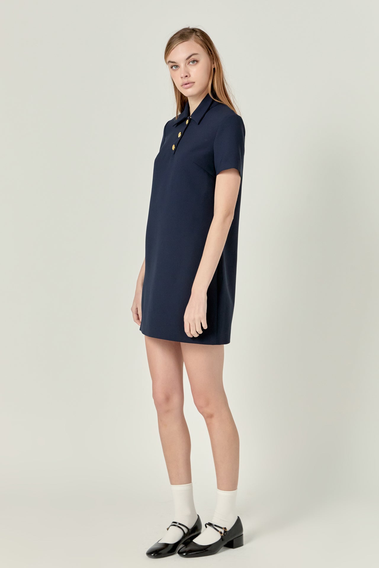 Luna Polo Shirt Mini Dress