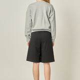 Rhinestone Bow Sweatshirt