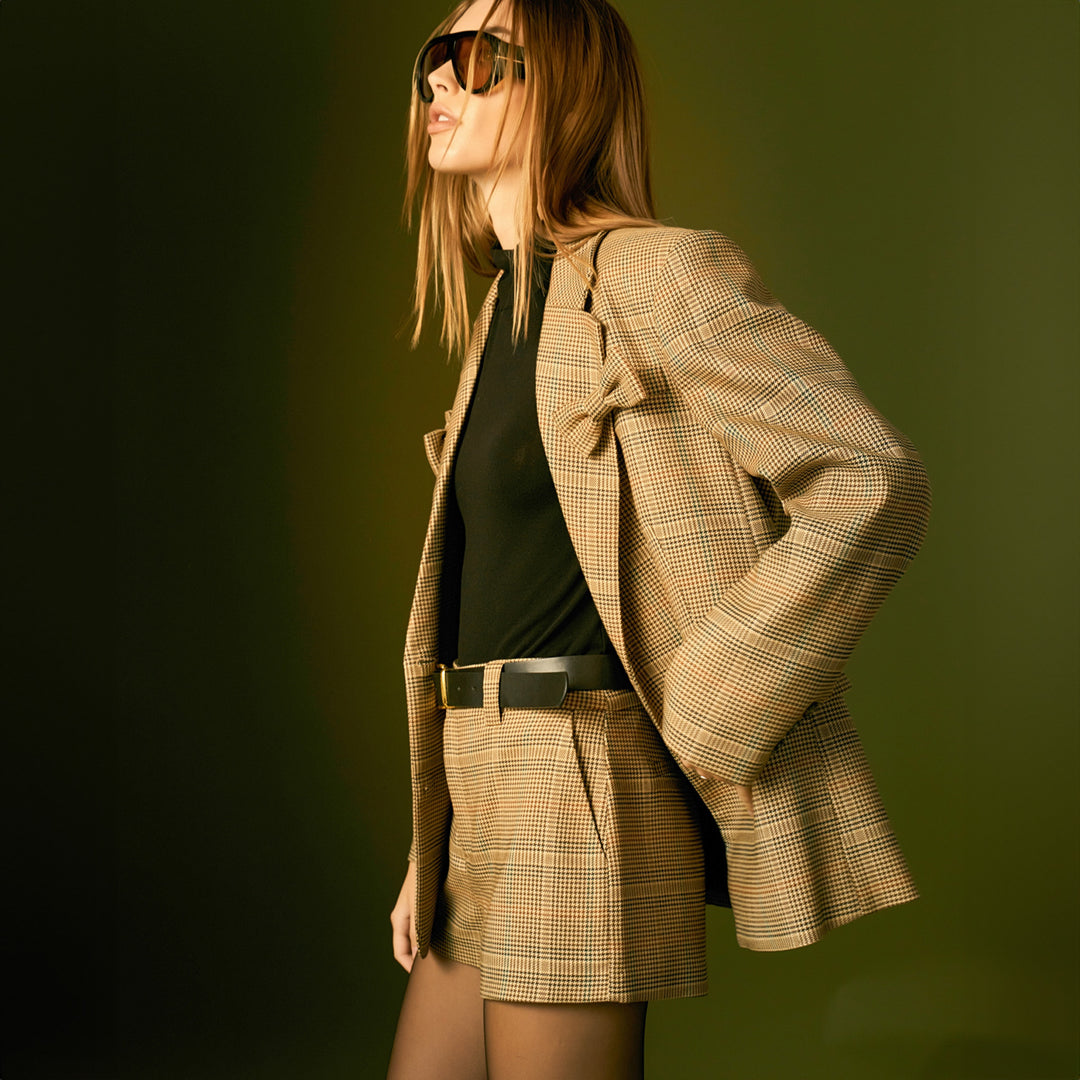 Glitter Lettering Sweater English Factory