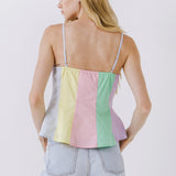 Color Block Cami Top