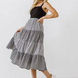 Contrast Midi Dress- Sold Out