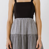 Contrast Midi Dress- Sold Out