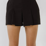 Pleated Mini Skort