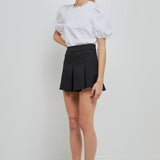 Pleated Mini Skort