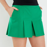 Pleated Mini Skort