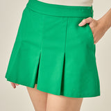 Pleated Mini Skort