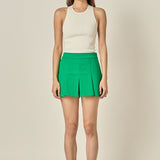 Pleated Mini Skort