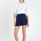 Pleated Mini Skort