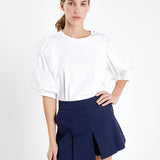 Pleated Mini Skort