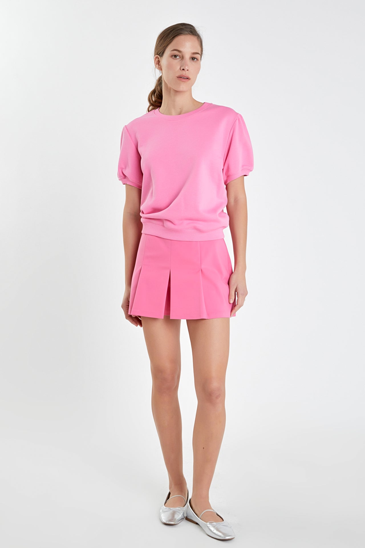 Pleated Mini Skort