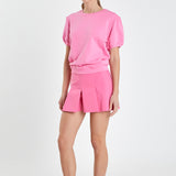 Pleated Mini Skort