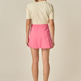 Pleated Mini Skort