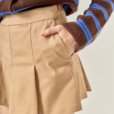 Pleated Mini Skort