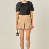 Pleated Mini Skort